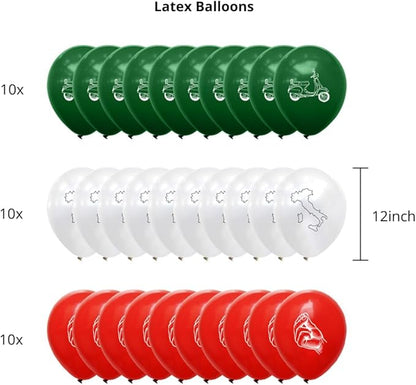 Hades Italian Party Decorations – Italian Decor – Italian Decorations Party Theme – Italian Flag Decorations – Italian Photo Boot Props – Italian Birthday Themed Party Supplies for Adults and Kids