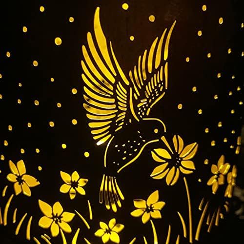 Christmas Gifts for Women, 2 Pack Hummingbird Birthday Gifts for Women Mom Grandma Solar Lanterns Outdoor Waterproof Garden Decor Hanging LED Decorative Light for Patio Yard Lawn Gardening Gifts