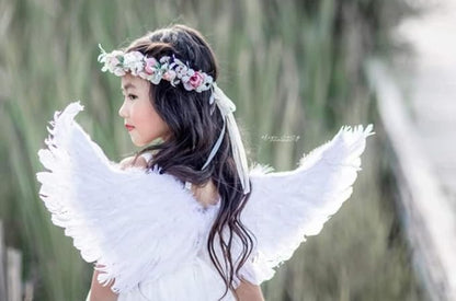 Floral Fall Camellia Flower Crown Rose Headpiece Wedding Bridal Flower Girl Halo Maternity Photo Props FL-03