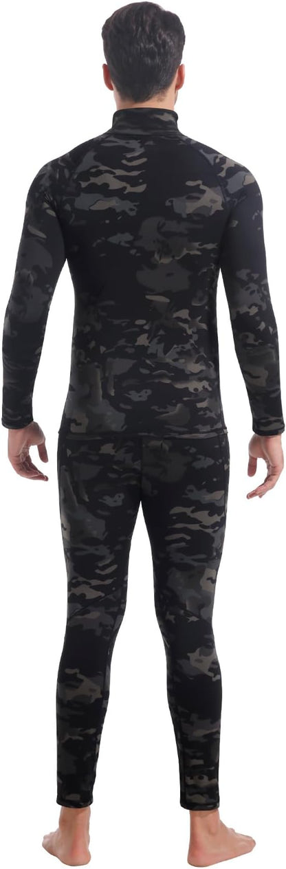 CL convallaria Thermal Underwear Long Johns Set Mens Winter Gift Hunting Gear Sport Base Layer Bottom Top