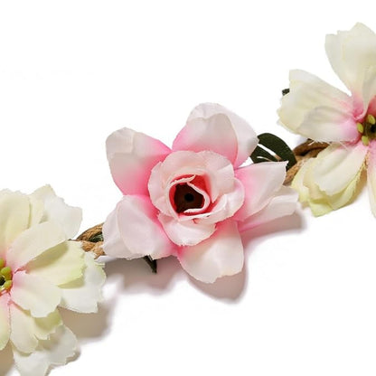 Women Headpieces Collection Accessories - 4PCS Boho Hair Wreaths, Flower Crowns, Tiaras for, Brides, Bridesmaids, Flower Girls, Weddings (A002-4PC)