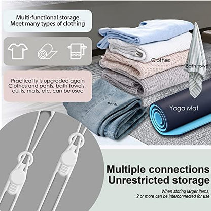 Silicone Cable Ties, Cord Organizer Cable Management(16Pcs-White)