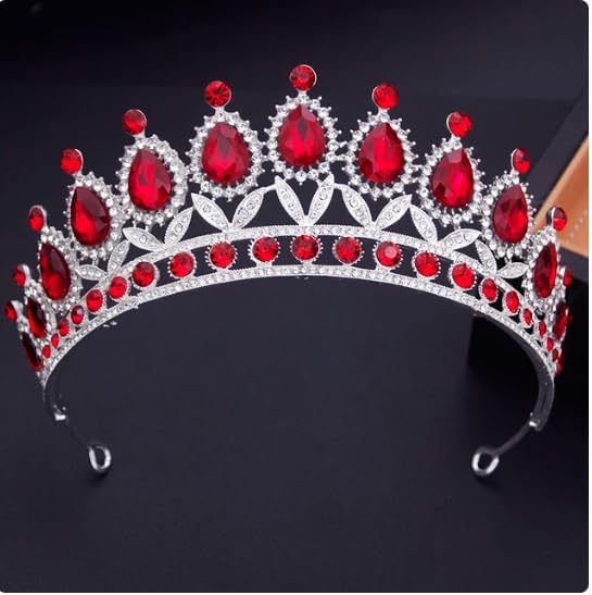 Kamirola Tiaras Princess Crown for Women and Girls Crystal Headbands for Bridal, Princess for Wedding and Party(TR21)