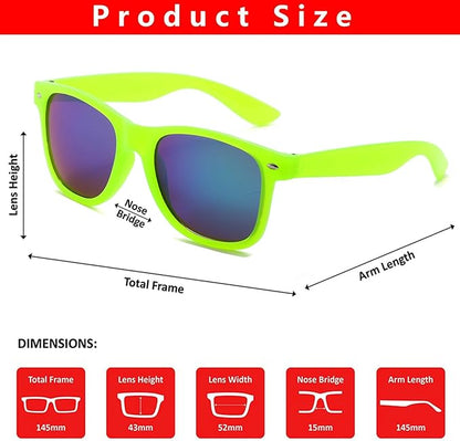 Fsmiling Green Sunglasses Bulk Adult Party Sunglasses 80s Glasses Shades for Men Women St. Patrick's Days-30Pack,UV Protection