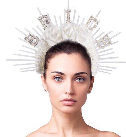 Bubbmi Women Halo Goddess Headband Costume Masquerade Headwear