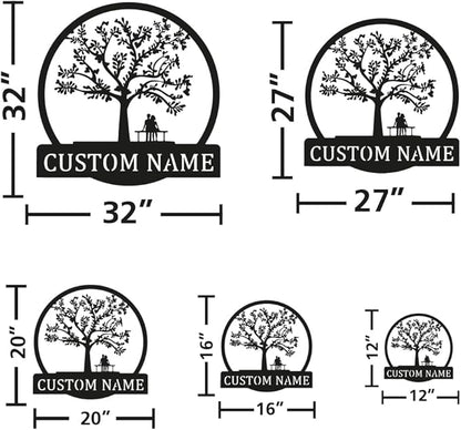 Personalized Valentines Metal Wall Sign, Custom Infinity Heart Love Couple Name Sign, Valentine's Wedding Gifts for Couples, Metal Engagement Sign, Home Decoration, Gift for Anniversary