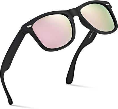 Retro Rewind Polarized Sunglasses for Men and Women - UV Protection Classic Sun Glasses