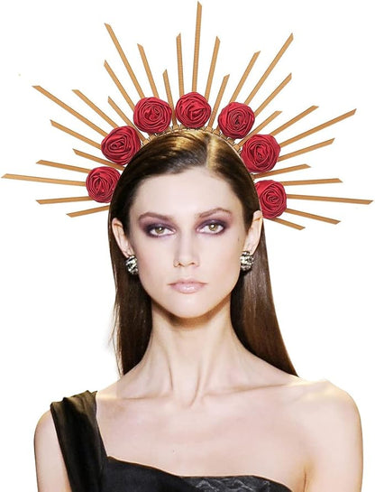 Bubbmi Women Halo Goddess Headband Costume Masquerade Headwear
