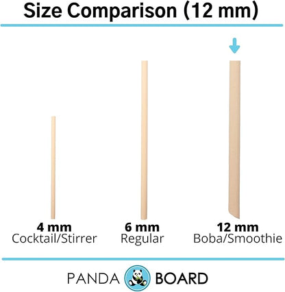 Bamboo Straws (12 mm Unwrapped Case)