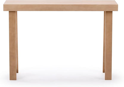 Plank+Beam Solid Wood Console Table, 46 Inch, Sofa Table, Narrow Entryway Table for Hallway, Behind The Couch, Living Room, Foyer, Easy Assembly, Blonde