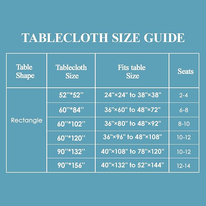 VidaFete 1 Pack Tablecloth 90 * 156inch Rectangle Table Cloth Polyester, Stain Wrinkle Resistant Polyester Dining Table Cover for Kitchen Dinning Party Wedding Tabletop Buffet Decoration(Ivory)