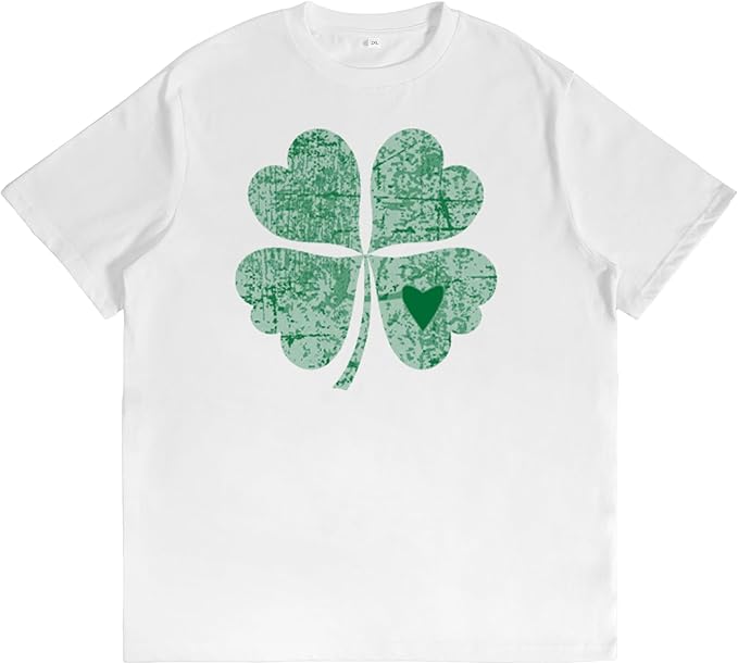 St. Patrick's Day Celebration Tee Beer Graphic Big and Tall Short Sleeve Cotton Festival Casual Gym Workout Tshirts