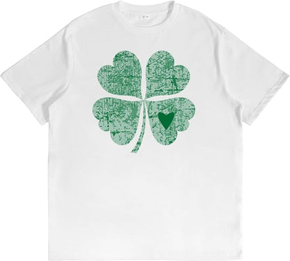 St. Patrick's Day Celebration Tee Beer Graphic Big and Tall Short Sleeve Cotton Festival Casual Gym Workout Tshirts