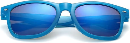 Fsmiling Blue Sunglasses Bulk Adult Party Sunglasses 80s Glasses Shades for Men Women Party Favors-30Pack,UV Protection