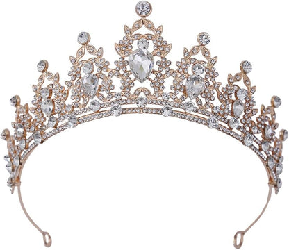 Kamirola - Queen Crown and Tiaras Princess Crown for Women and Girls Crystal Headbands for Bridal, Princess for Wedding and Party（01）