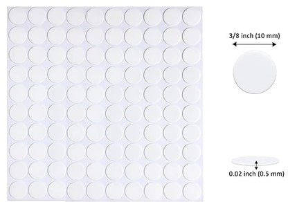 Adhesive Stick dots Two-Sided Sided Mounting Putty Stick Tack for Wall Hanging Crafts Balloons Festival Party Decorations,Clean Removable(.39"*0.39"-300)