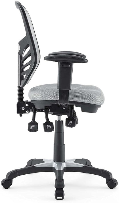 Modway EEI-757-GRY Articulate Ergonomic Mesh Office Chair in Gray