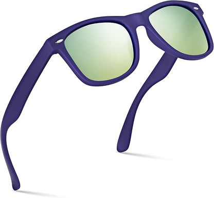 Retro Rewind Polarized Sunglasses for Men and Women - UV Protection Classic Sun Glasses