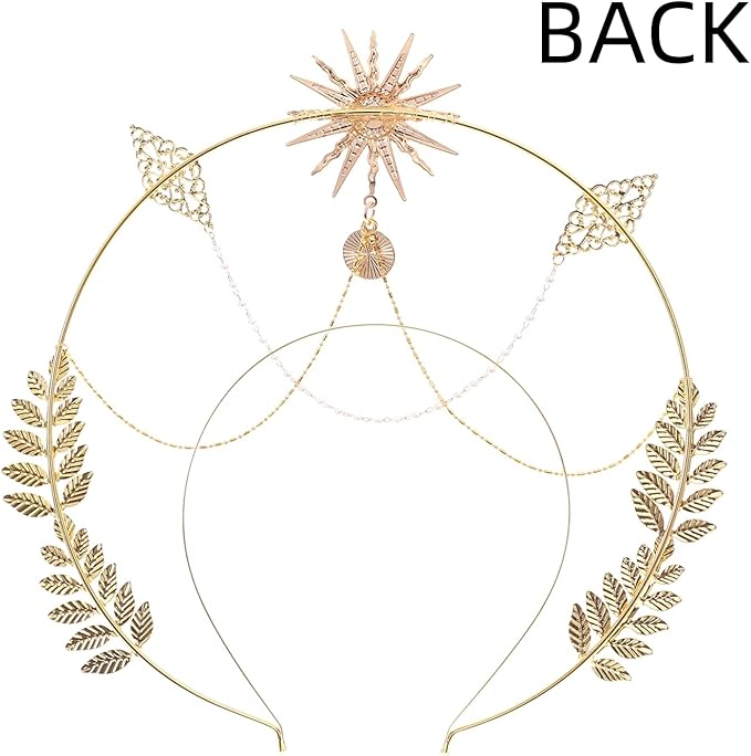 Bubbmi Women Halo Goddess Headband Costume Masquerade Headwear