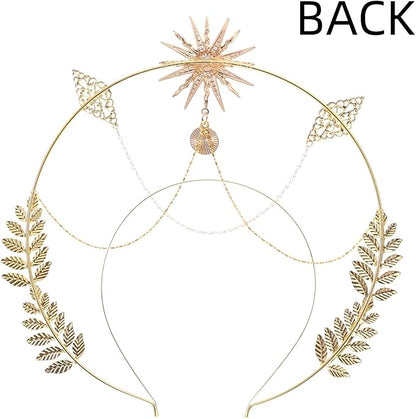 Bubbmi Women Halo Goddess Headband Costume Masquerade Headwear
