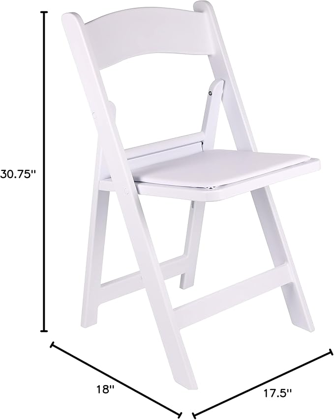 BTEXPERT 50 Pack Resin Folding Chair Vinyl Padded Seat 1000lb Weight Capacity Indoor Outdoor Lightweight Set for Home Event Party Picnic Kitchen Dining Church School Weddings