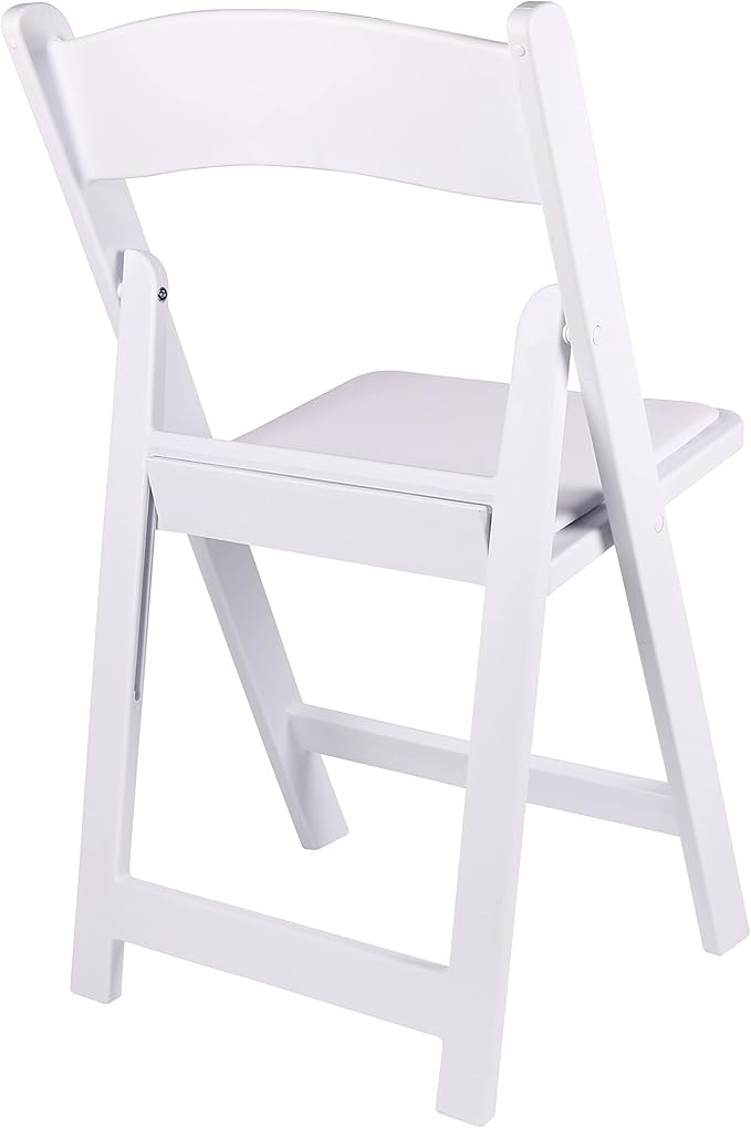BTEXPERT Resin Folding Chair Vinyl Padded Seat Indoor Outdoor Lightweight Set for Home Event Party Picnic Kitchen Dining Church School Weddings