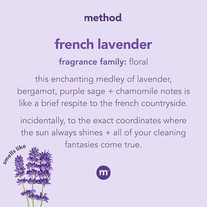 Method All-Purpose Cleaner Spray, French Lavender, Perfect for Most Counters, Tiles and More, 28 Fl Oz, (Pack of 8)