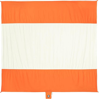 WEKAPO Beach Blanket Sandproof Waterproof, Extra Large Beach Mat, Oversized & Compact Sand Free Mat Quick Drying, Lightweight & Durable with Stakes & Corner Pockets