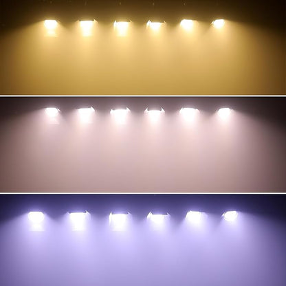 200W LED Stage Light, COB Par Lights with Barn Doors, DMX Blinder Stage Lighting Sound Activated for Wedding Live Show Christmas Party (Warm White & Cool White 1PC)