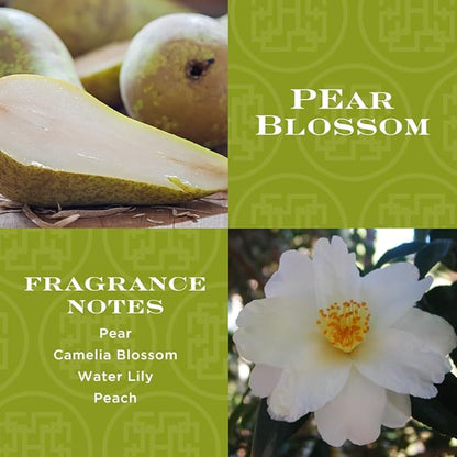HomeWorx by SLATKIN + CO. Candle- Pear Blossom, 18 oz. Premium Scented Candle - 30-55 Hours Burn Time