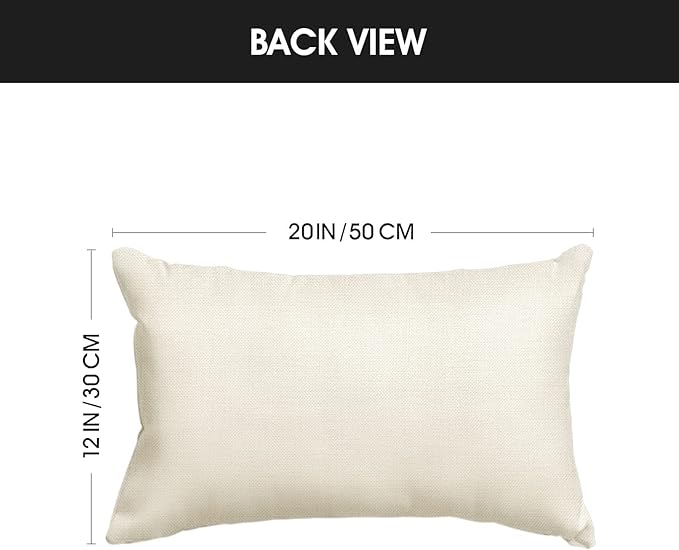 AVOIN colorlife Valentine's Day Envelope Throw Pillow Cover, 12 x 20 Inch White Heart Red Anniversary Wedding Cushion Case Decoration for Sofa Couch Set of 2