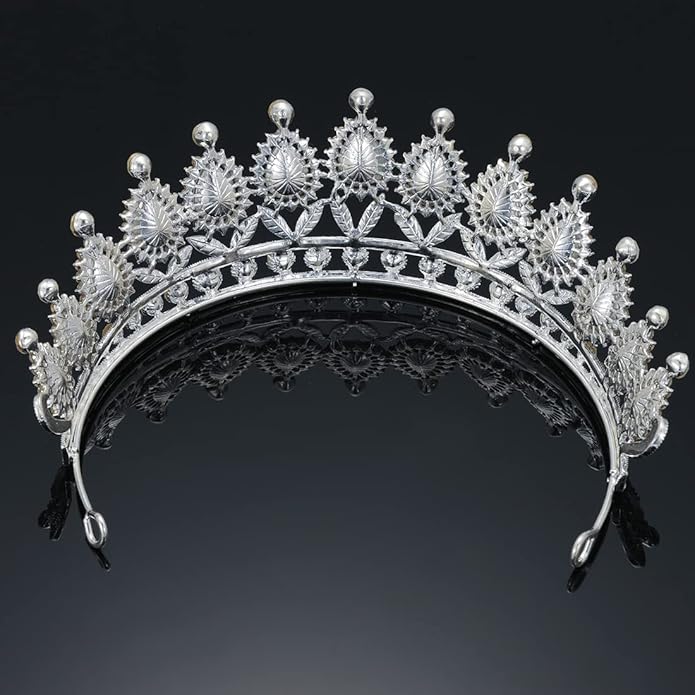 Kamirola Tiaras Princess Crown for Women and Girls Crystal Headbands for Bridal, Princess for Wedding and Party(TR21)