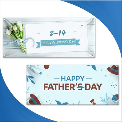 Custom Vinyl Banners and Signs Customize for Outdoor Indoor, Customize Photo Logo Text Banner Decoration Backdrop for Party Birthday Graduation Wedding Event (9'x9')
