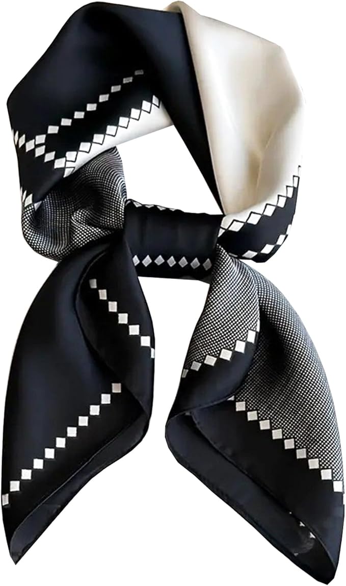 Neck Scarf For Womens Silky Head Scarves Hair Bandanas Square Scarf Fashion Accessories lightweight