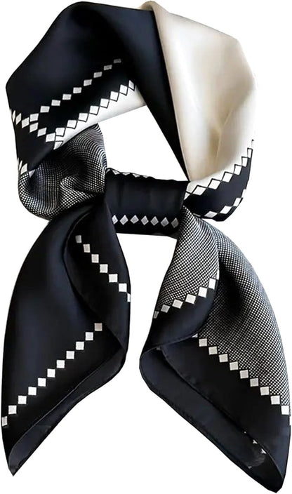 Neck Scarf For Womens Silky Head Scarves Hair Bandanas Square Scarf Fashion Accessories lightweight