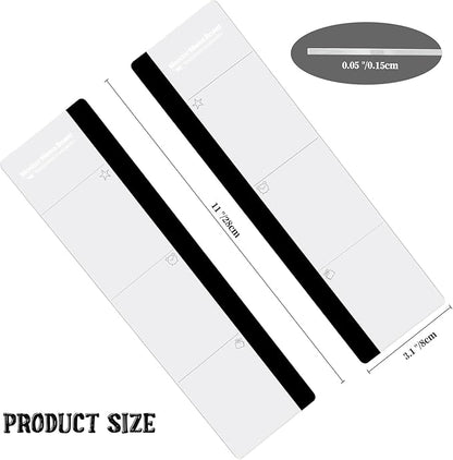 Office Desk Accessories 2pcs Monitor Memo Board Computer Message Board Office Supplies for Women Men Computer Sticky Note Holder with Functional Areas Home Office Accessories Office Must Haves
