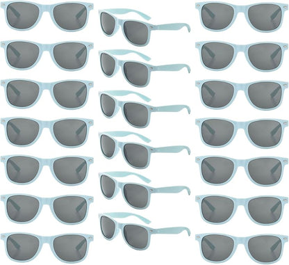 YQVIE 20 Pack Wholesale Sunglasses for Men Women in Bulk 70s Retro Cheap Glasses for Party Supplies