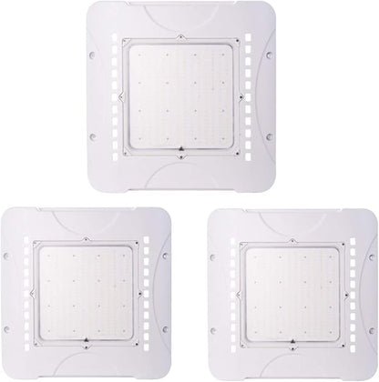 LED Canopy Lights 240W 33600 Lumens 5000K Daylight White 850W HID/MH Equivalent,Die Cast Aluminum Waterproof IP65,Commercial Area & Outdoor Lighting,Ceiling Lighting Fixtures (3 Pack)