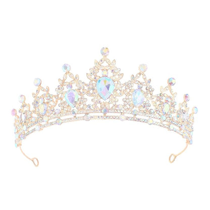 Princess Tiara and Crown for Women Wedding Tiaras for Bridal girls Tiaras and Crystal Crowns Rhinestone Headband Metal Hair Accessories for Costume Birthday Party Prom Gifts