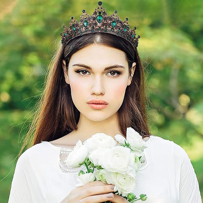 Kamirola - Queen Crown and Tiaras Princess Crown for Women and Girls Crystal Headbands for Bridal, Princess for Wedding and Party（01）