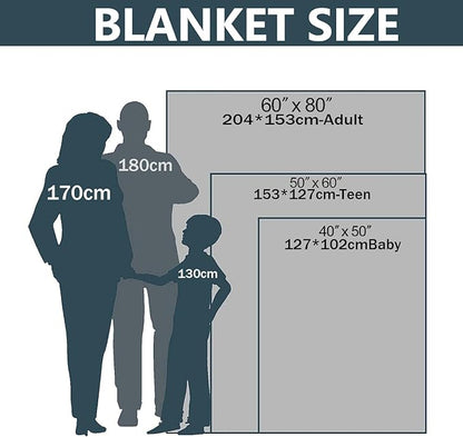 Fantasy Wolf Blanket, Mystical Animal and Galaxy Blankts, Gifts for Adults Kids, Home Dorm Cabin Pet Area Picnic and Travel Decor, Soft Cozy Lightweight Flannel Throw,50"x60"