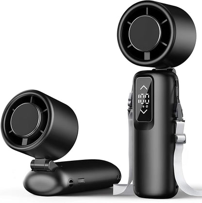 Portable Handheld Turbo Fan, 1-100 Gear Wind, Battery Operated, Up to 23 Working Hours, 3 IN 1 Personal Fan with Air Turbo Tech, Cooling Essentials for Indoor/Outdoor