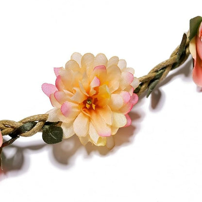Women Headpieces Collection Accessories - 4PCS Boho Hair Wreaths, Flower Crowns, Tiaras for, Brides, Bridesmaids, Flower Girls, Weddings (A001-4PC)