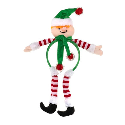 Madison Tyler Christmas Elf Headband | Cute Soft Accessories for Christmas Party | Holiday Party Favors for Women