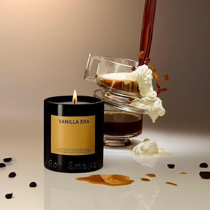 Boy Smells - Vanilla Era Scented Candles for Men and Women - 27 oz - Soy, Coconut Wax Candle Blend - Aromatic Candles for Home with Black Amber, Coffee, Incense - 100-Hour Burn - Cotton Wick