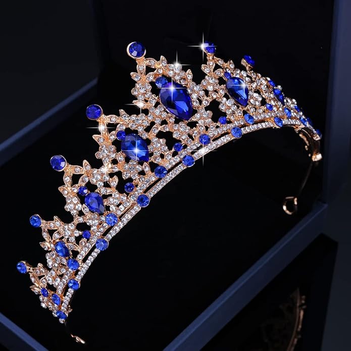 Kamirola - Queen Crown and Tiaras Princess Crown for Women and Girls Crystal Headbands for Bridal, Princess for Wedding and Party（01）
