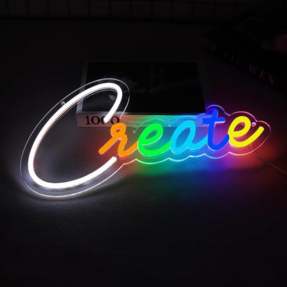 Back-to-School Glow: 16x9-inch LED Neon Sign for Dorm Rooms Study Zones - 6-Color USB Wall Art, Creative Studio Decor