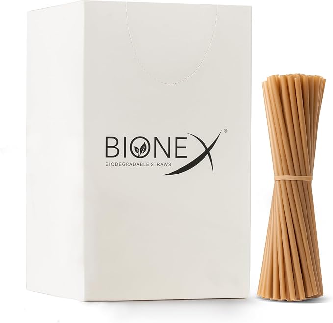 6-inch Sugarcane Straws, 1500 Count Unwrapped Cocktail Straws, Plastic Straw and Paper Straw Alternative, US-Manufactured (Pack of 1, 1500 Count per Pack)