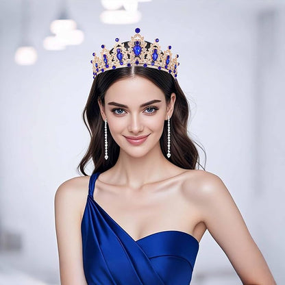 Crystal Tiaras and Crowns for Women - Wedding and Birthday Party Princess Crown Hair Accessories For Wedding, Prom, Pageant Celebration Party A3