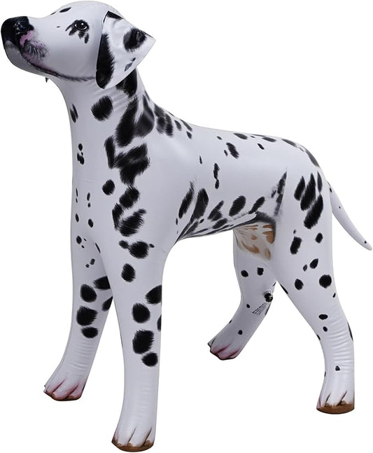Jet Creations 39" L Inflatable Dalmatian Dog Black White Animal Puppy Pet Figure for Decor Play Thanksgiving Christmas WinterParty Birthday VBS Photo Prop, Gift for Boys Girls Kids, 1pc